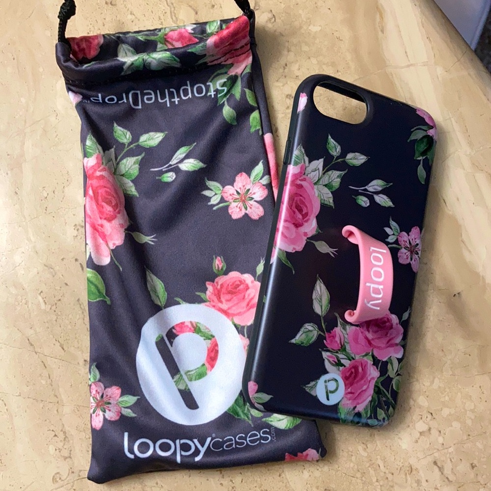 Dark Rose Loopy Case
